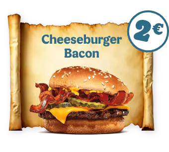 Cheeseburger Bacon (2€)