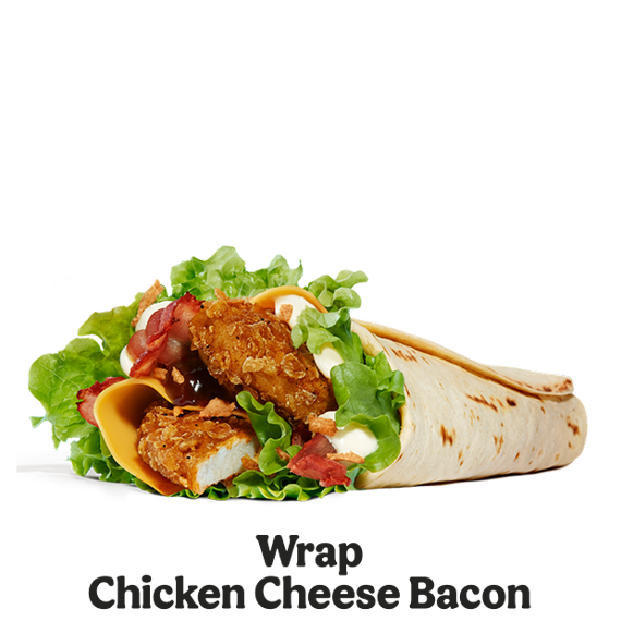 Wrap Chicken Cheese & Bacon