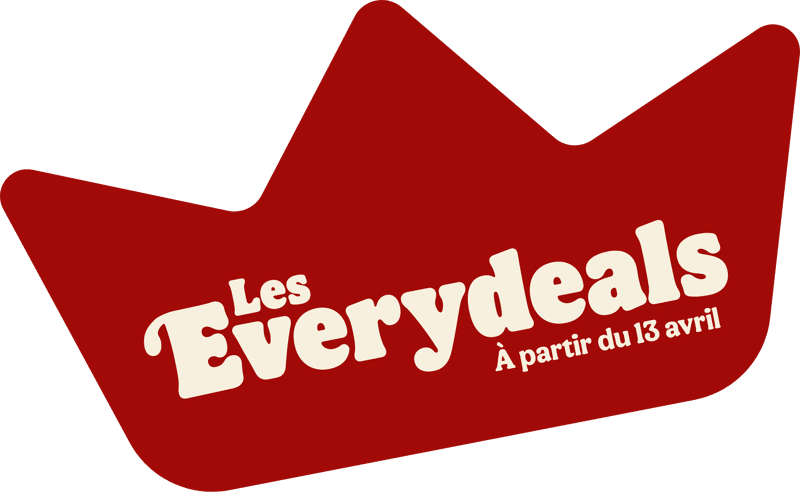 Les Everydeals – À partir du 13 avril