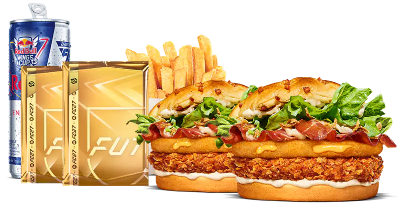 Menu double ultimate king cheddar cbk
