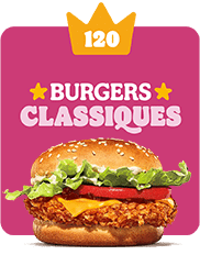 120 couronnes Burgers Classiques