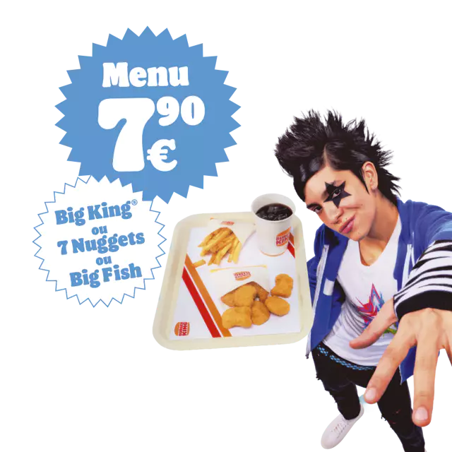 Menus à 7,90€