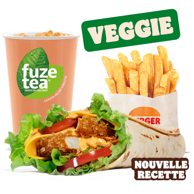 Menu Wrap Veggie Chicken Louisiane (L)