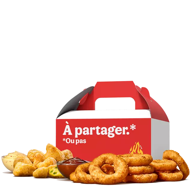 Kingbox  10 Onion Rings + 10 Chili Cheese