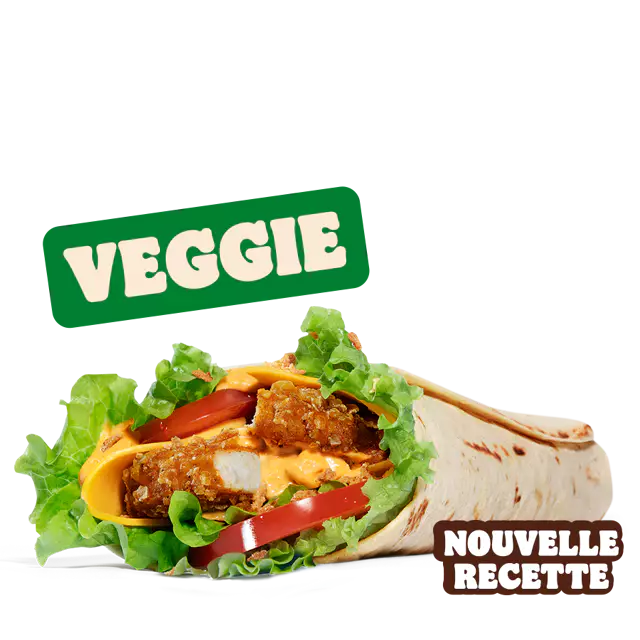 Wrap Veggie Chicken Louisiane